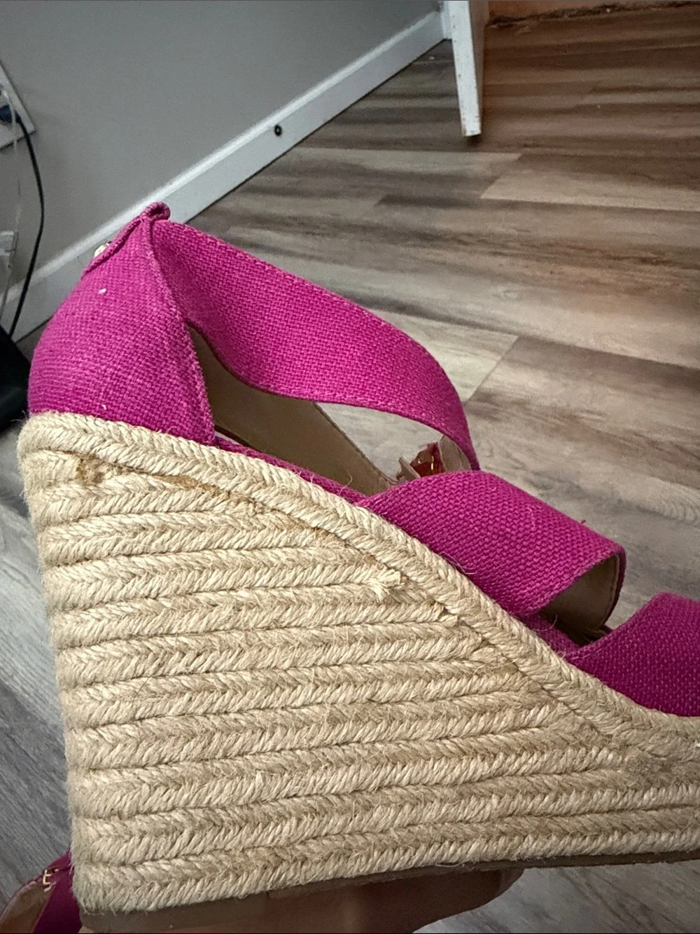 Michael Kors Magenta Zip-Front Strappy Women’s Sandals